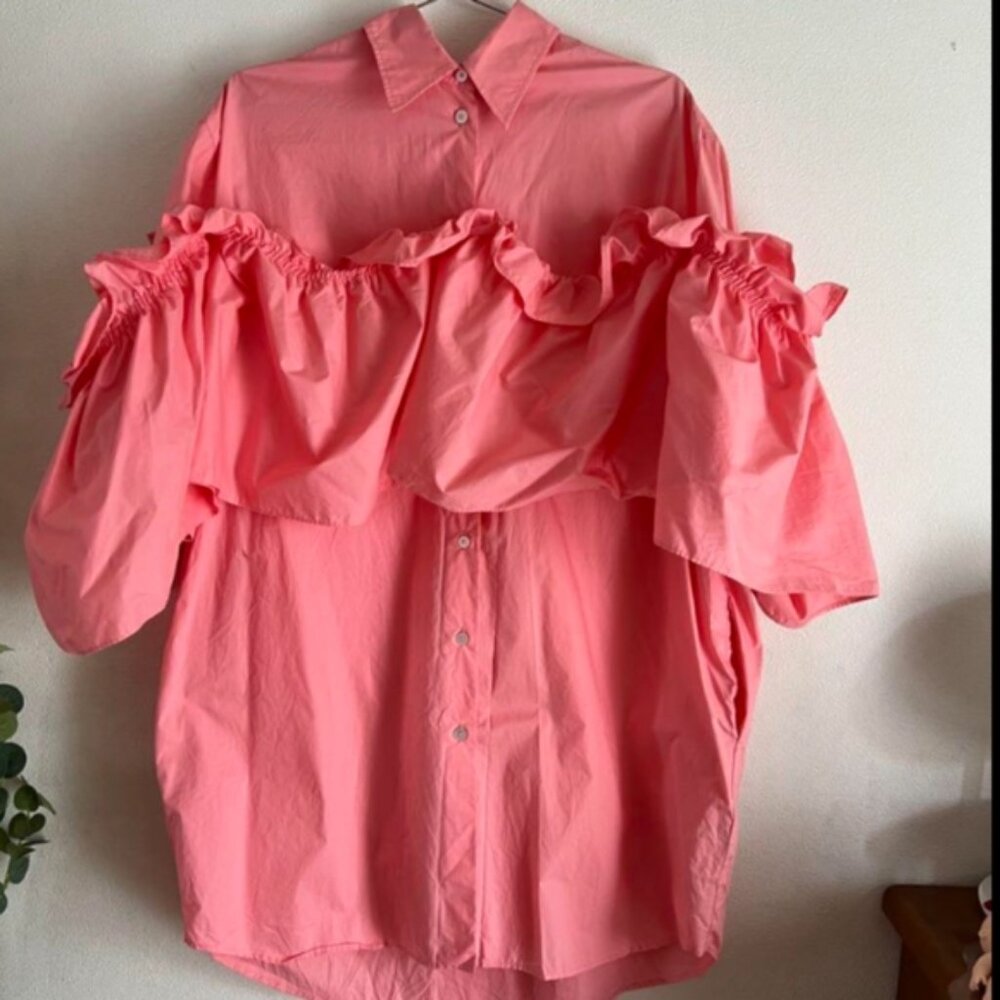 MM6 Maison Margiela Pink Top